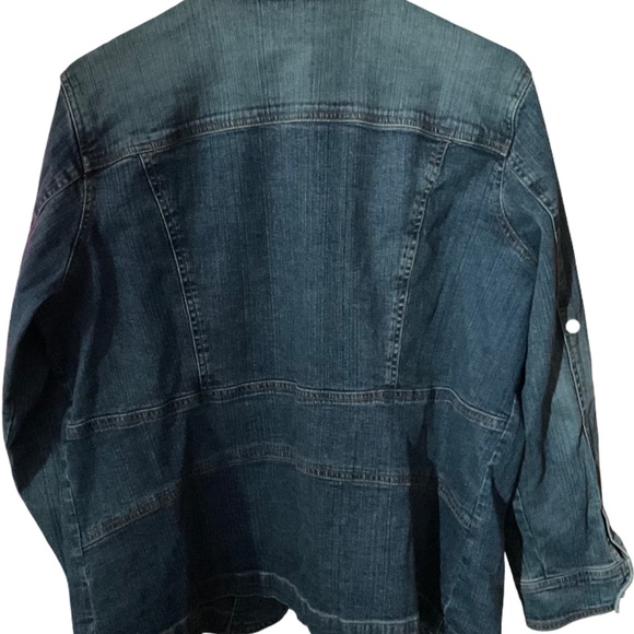 St. John’s Bay Stretch Denim Jacket - Picture 3 of 4